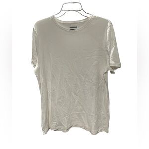 Talbots White Pima Cotton Crew Neck Tee – Size XL